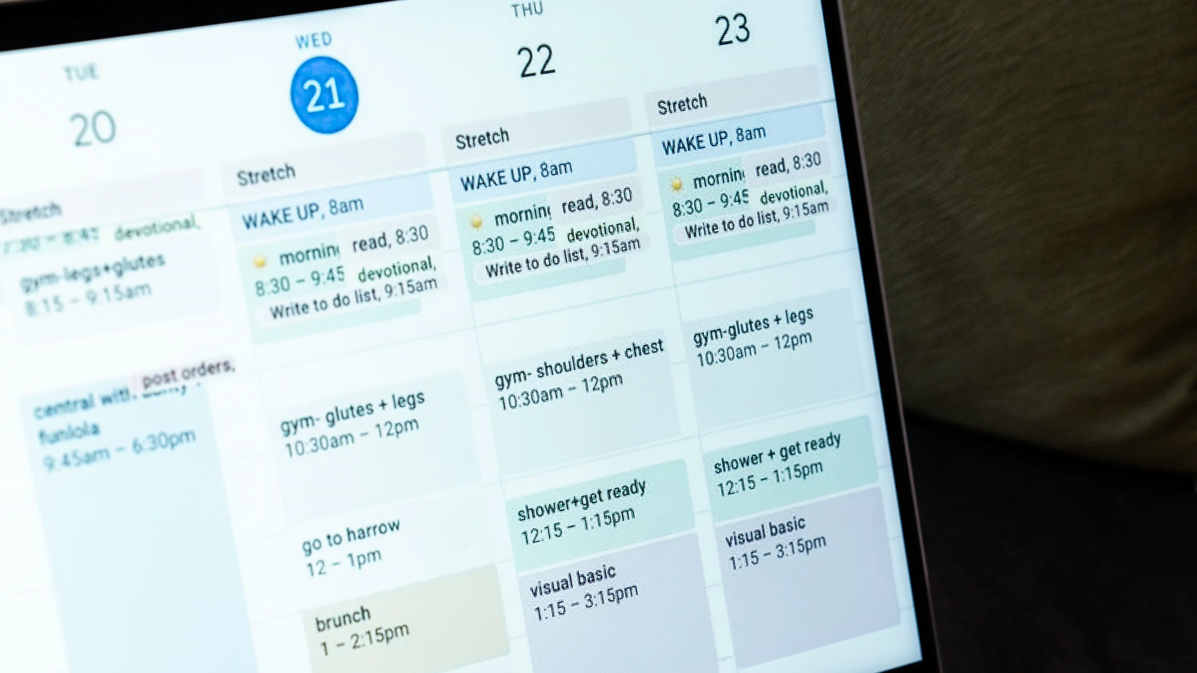 Booking and Scheduling